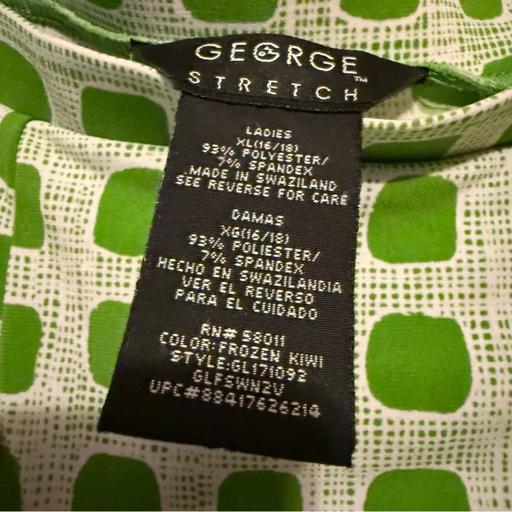 George Green Squares A-Line Midi Skirt - Picture 8 of 8
